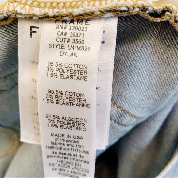 📍SOLD📍Frame | L’Homme Distressed Skinny Fit Jeans New Men’s Dylan Size 31 - Picture 6 of 9